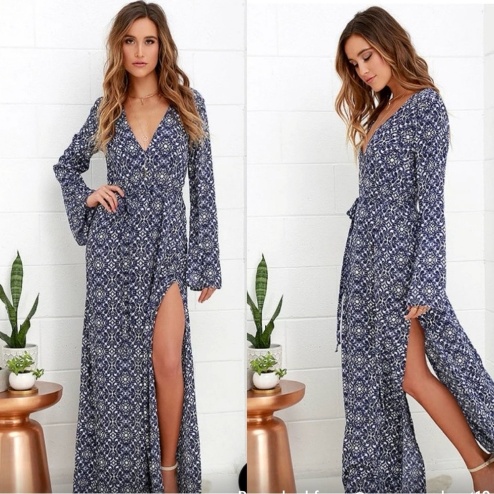 Lulu’s Mandala DayDream Maxi Dress - Size Medium - Picture 5 of 6